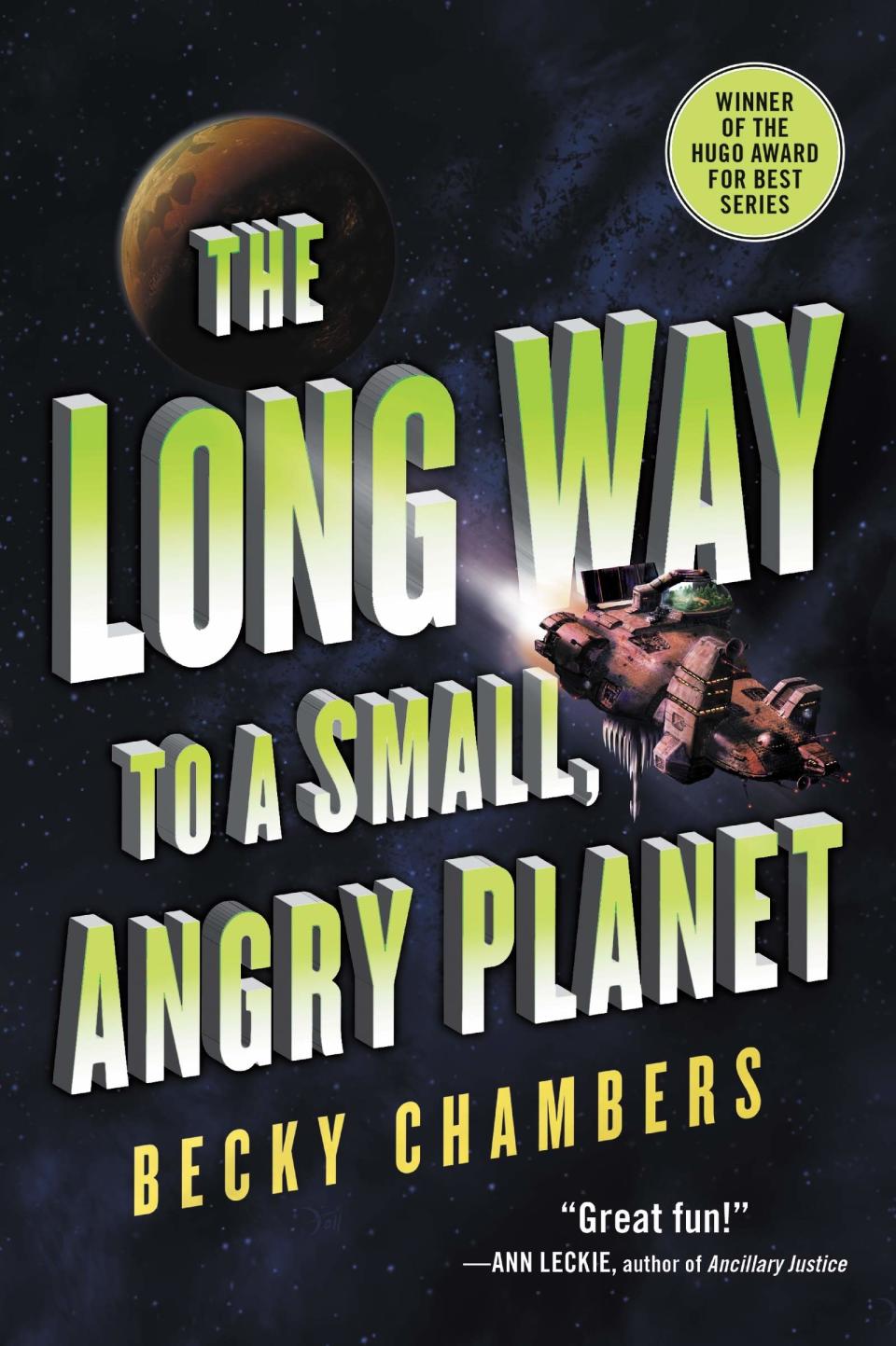 When Rosemary joins the crew of the aging Wayfarer, she doesn't expect much beyond a job and a ride far away from her past. But the eccentric crew members (including a reptilian pilot) turn out to be exactly what loner Rosemary needs in her life. When they're offered the job of a lifetime, they agree, but a dangerous mission means Rosemary will have to learn to rely on her newfound family. This fun jaunt across space has a cast of delightful characters you'll fall in love with! —Kirby Beaton