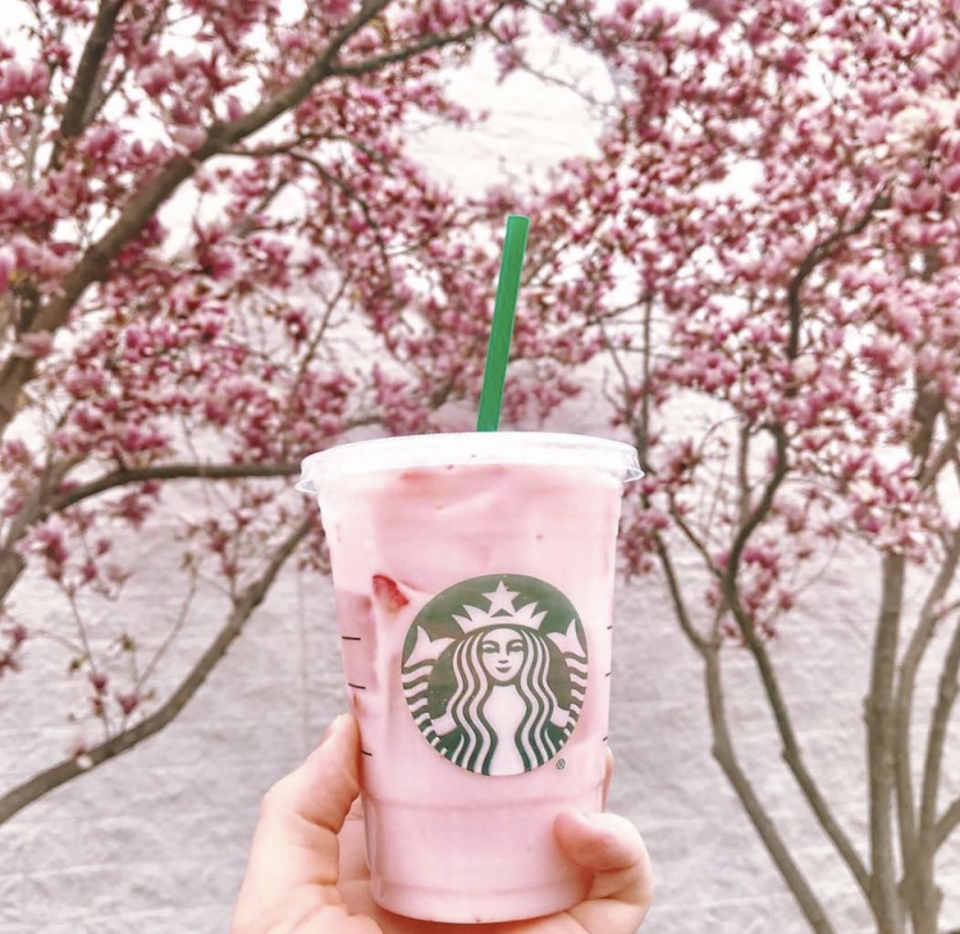 <p>The Pink Drink was popular long before die-hard keto followers made it diet-friendly (<a href="https://www.delish.com/food-news/a21206225/how-to-make-starbucks-pink-drink-keto-friendly/" rel="nofollow noopener" target="_blank" data-ylk="slk:though that didn't hurt;elm:context_link;itc:0;sec:content-canvas" class="link ">though that didn't hurt</a>). It embraced Starbucks' addition of coconut milk and really leaned into the whole "do it for the 'gram" thing. A+ all around.</p>