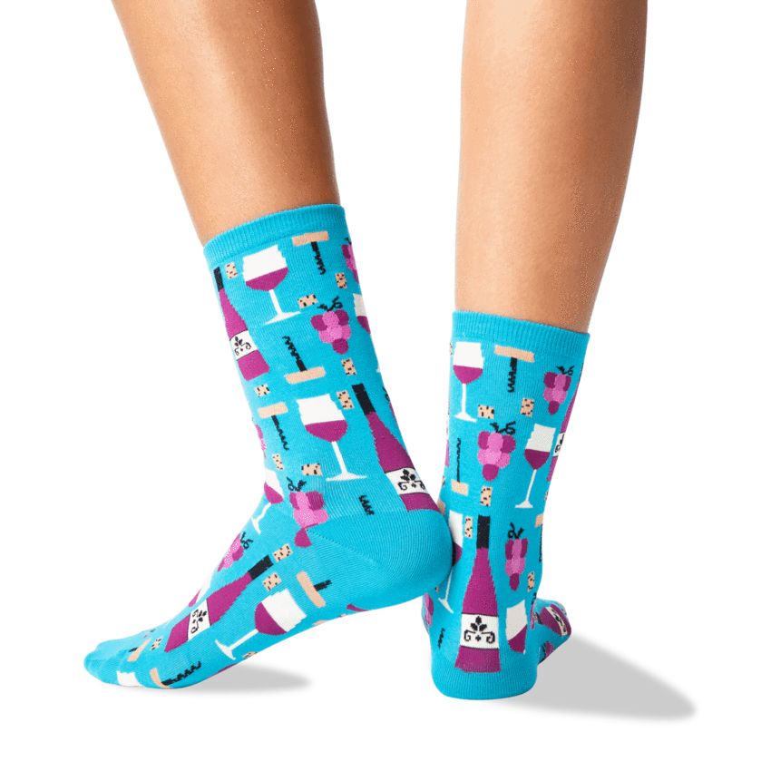 <p><a href="https://go.redirectingat.com?id=74968X1596630&url=https%3A%2F%2Fwww.hotsox.com%2Fproducts%2Fwomens-wine-crew-socks-ho000153i&sref=https%3A%2F%2Fwww.delish.com%2Fholiday-recipes%2Fg2582%2Fwine-gifts%2F" rel="nofollow noopener" target="_blank" data-ylk="slk:Shop Now;elm:context_link;itc:0;sec:content-canvas" class="link rapid-noclick-resp">Shop Now</a></p><p>Hot Sox Wine Crew Socks</p><p>Hot Sox</p><p>$9.00</p><span class="copyright">Hotsox</span>