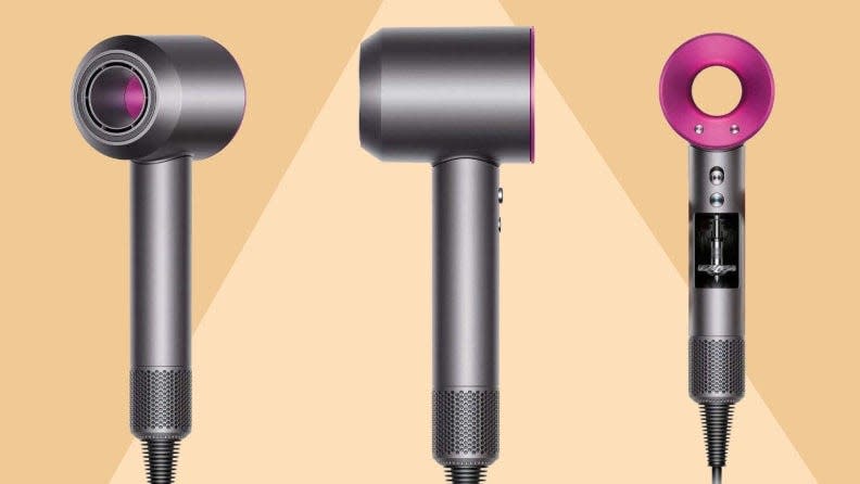 The Dyson Supersonic hair dryer is engineered to protect hair from heat damage.