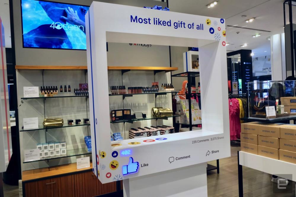 Facebook opens its first small biz pop-up stores inside Macy's