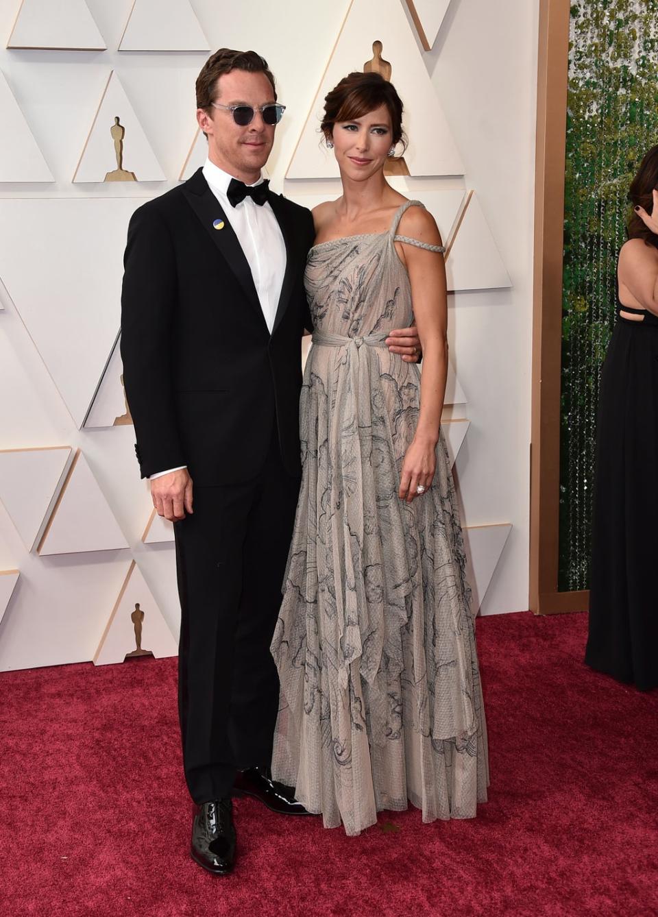 Benedict Cumberbatch, left, and Sophie Hunter (Jordan Strauss/Invision/AP) (AP)