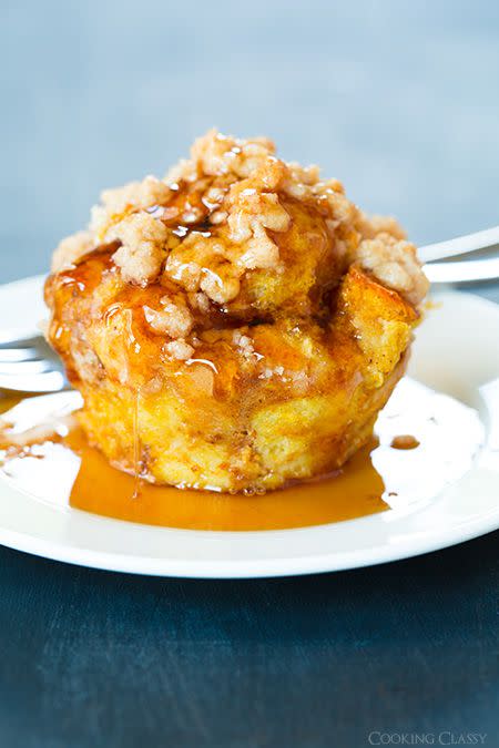 Pumpkin French Toast Muffins