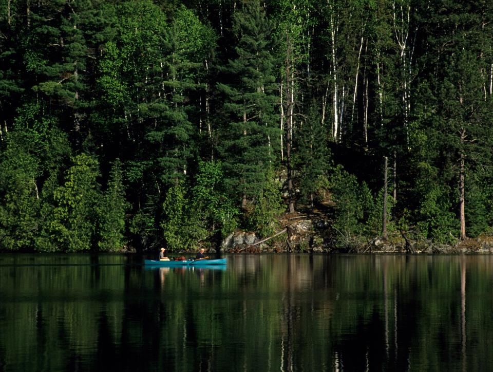 The Biden administration placed a 20-year moratorium on mining on 225,504 acres in the Superior National Forest to protect a watershed that includes 1.1 million acres in the Boundary Waters Canoe Area Wilderness in northern Minnesota. A paddler's paradise, it includes more than 1,200 miles of canoe routes and is considered globally important for birds.