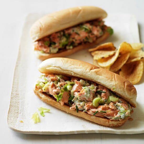 Lobster-Roll-Style Salmon Sandwiches