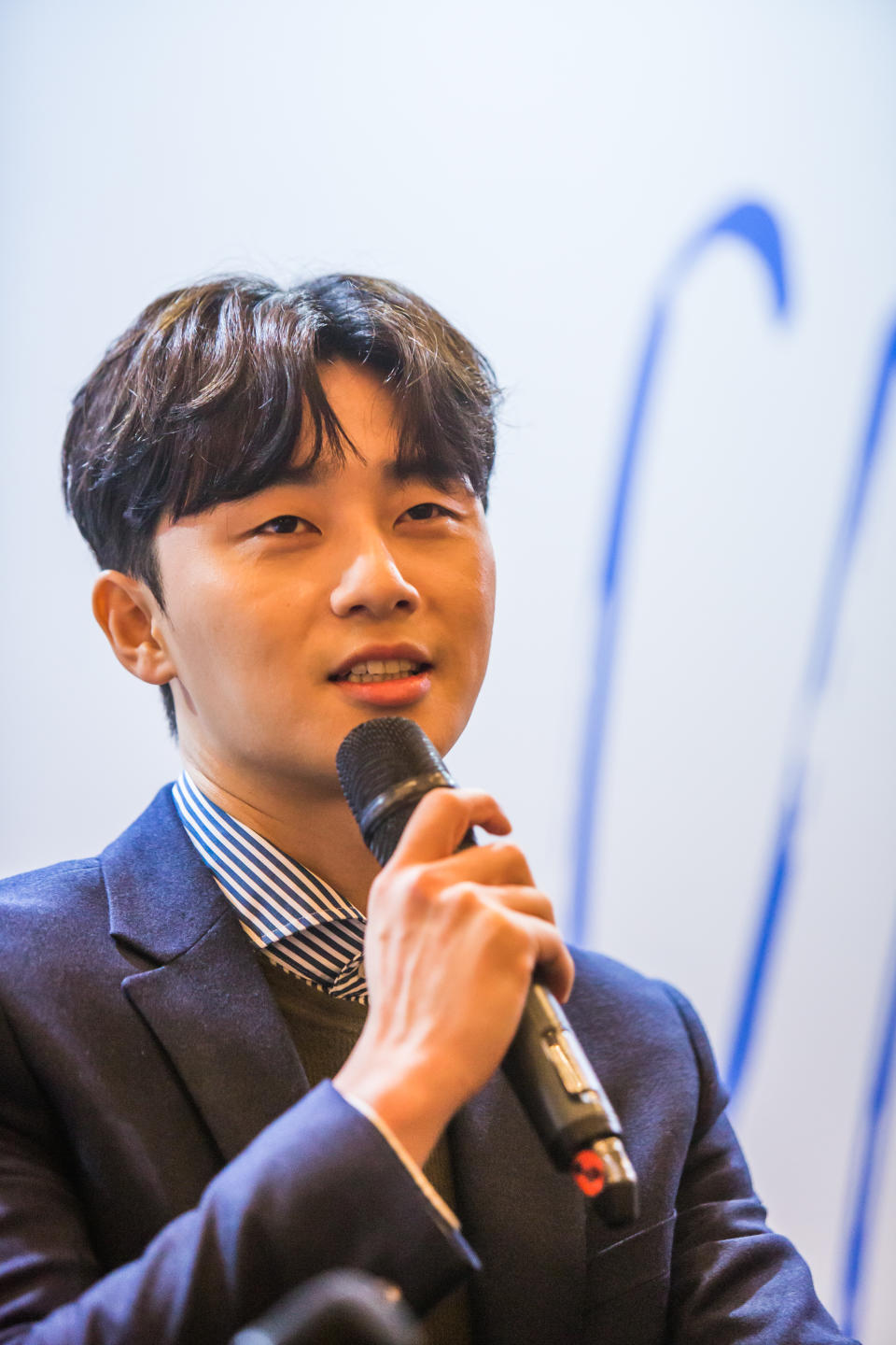 Park Seo-jun press conference in Singapore