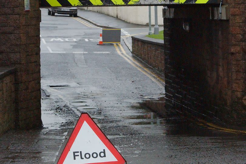 Previous flooding in Grangemuir Road -Credit:Ayrhire post