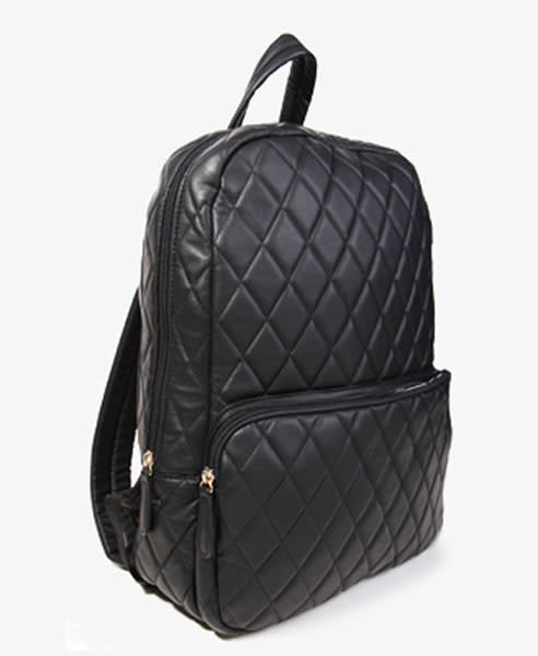 Quilted Faux Leather Backpack, $32.80 at forever21.com