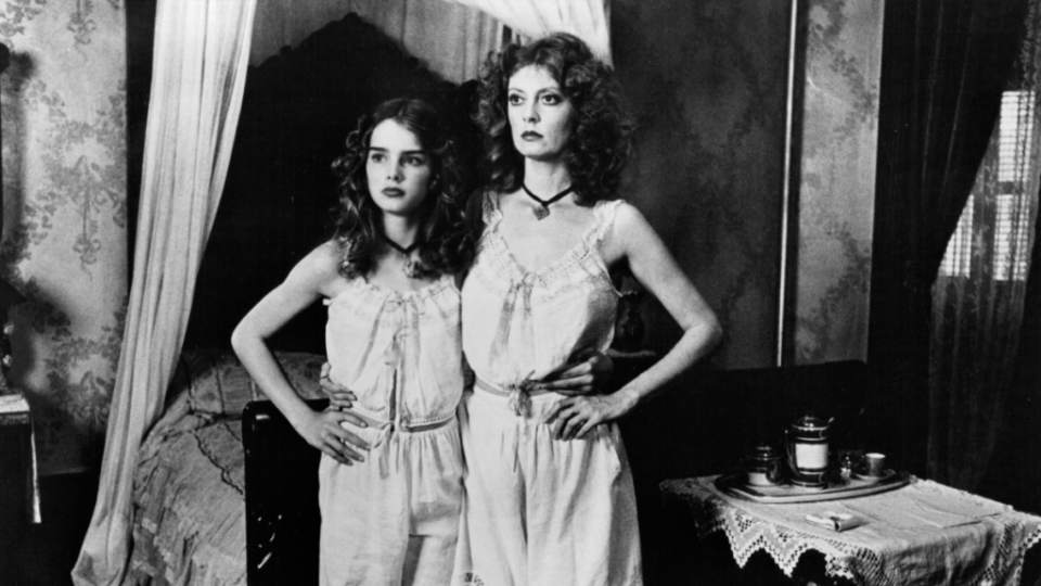 Brooke Shields and Susan Sarandon in “Pretty Baby”