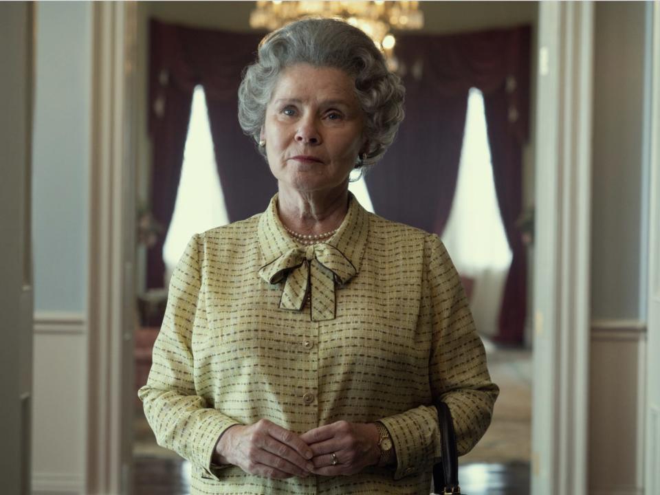 Imelda Staunton as Queen Elizabeth in Netflix's The Crown