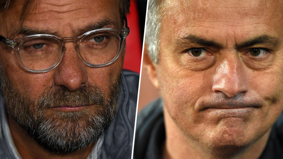 Jurgen Klopp and Jose Mourinho have come under fire for various reasons this season.