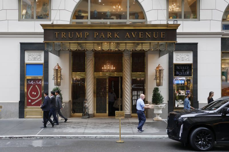 The Trump Organization reported the value of Trump Park Avenue, at 502 Park Ave., between $90.9 million and $350 million between 2011 and 2021. In 2020, it was appraised at $84.5 million but Trump reported the value to be $135.8 in financial statements. File Photo by John Angelillo/UPI