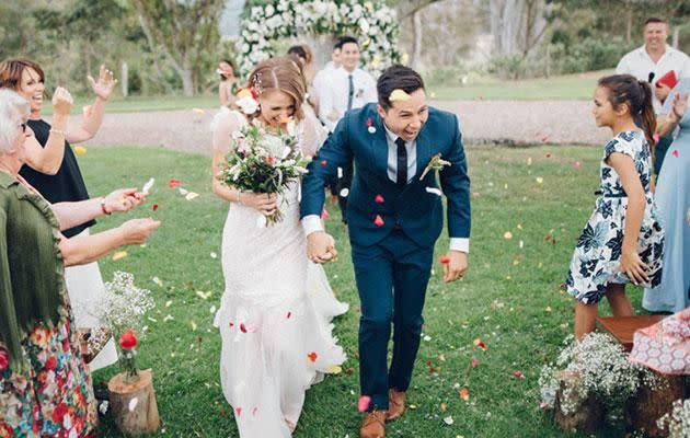 The Sunshine Coast couple tied the knot last November. Photo: Instagram/tanalex