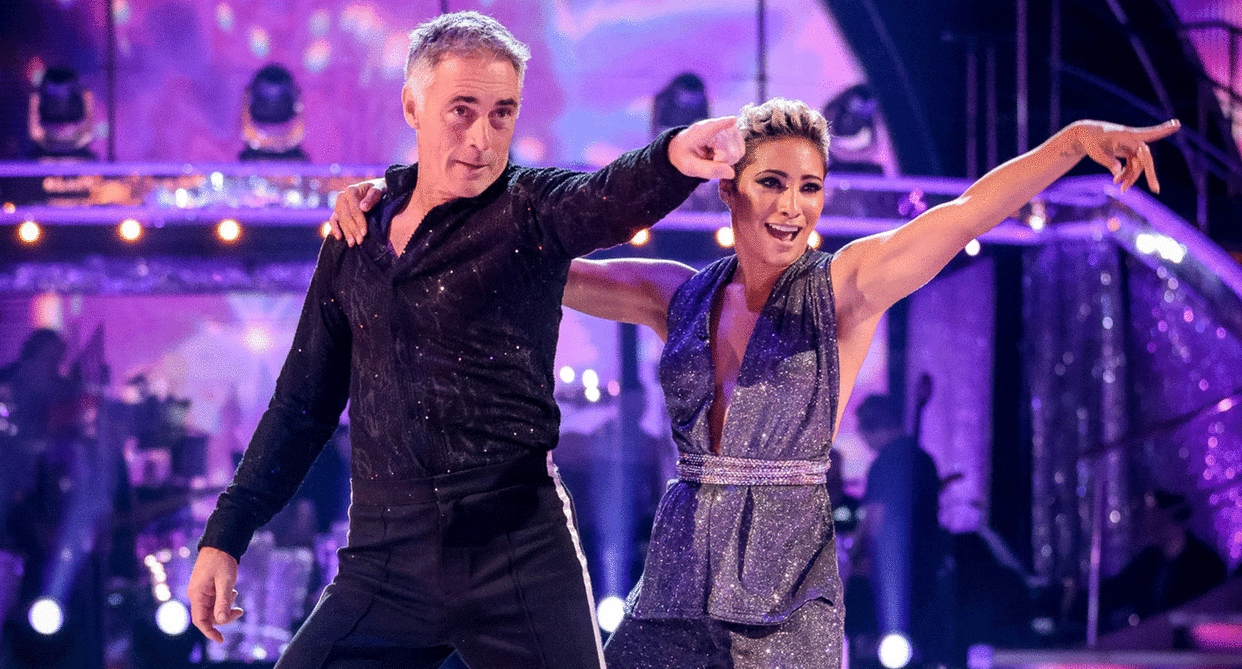 Greg Wise on 'Strictly'. (BBC)