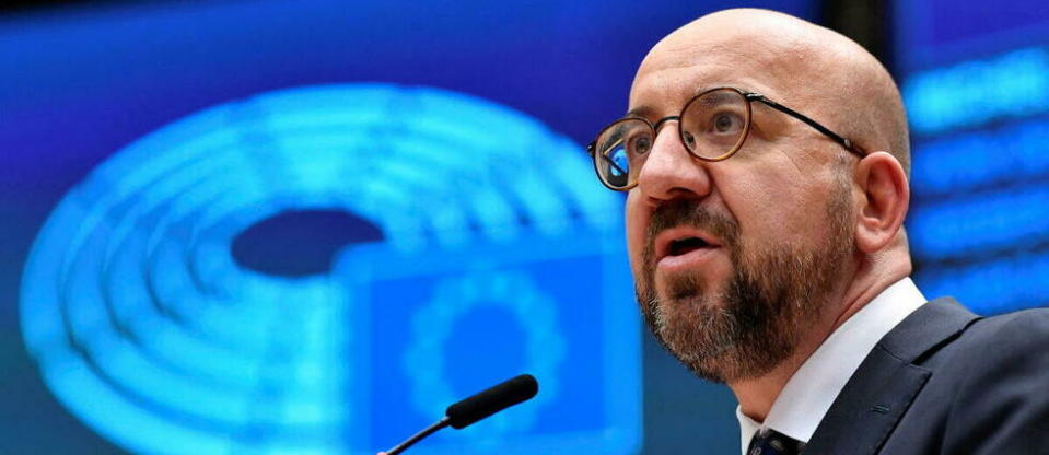 Le président du Conseil européen Charles Michel le 23 mars 2022.
