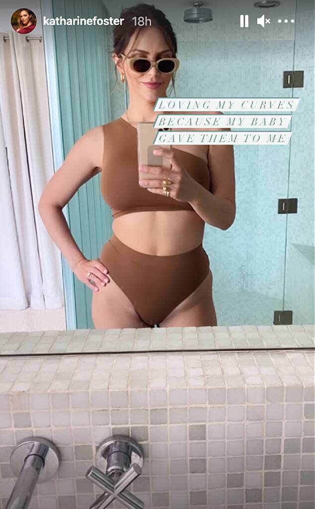 Katharine McPhee, post baby, Instagram