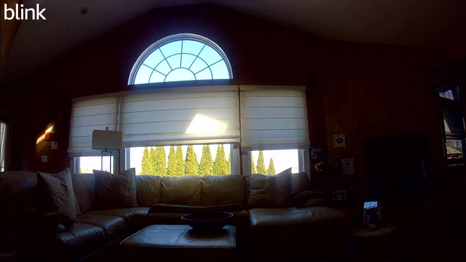 Blink Mini 2 captures daylight in living room