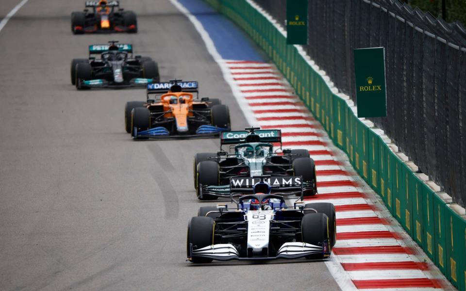 Formula One F1 - Russian Grand Prix - Sochi Autodrom, Sochi, Russia - September 26, 2021 Williams'  - REUTERS