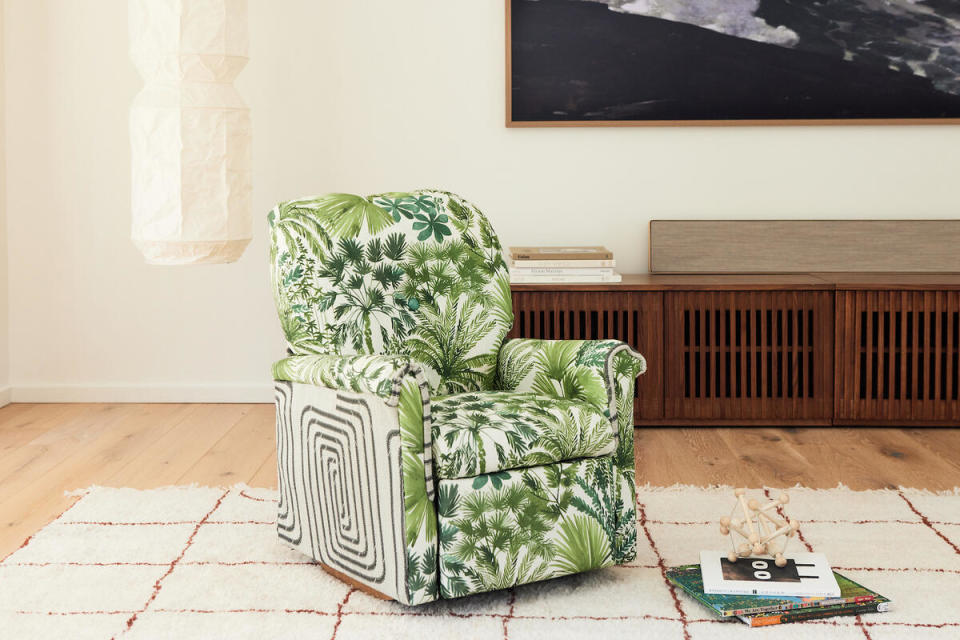 The Sweet Green recliner by Nicole Crowder Upholstery