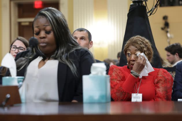 Trump's acts targeting Wandrea ArShaye “Shaye” Moss (left), former Georgia election worker, and her mother Ruby Freeman (right) are at the heart of the Georgia charges he faces.