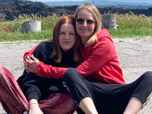 Helen Hunt Instagram Helen Hunt with her daughter Makena'Lei in March 2020
