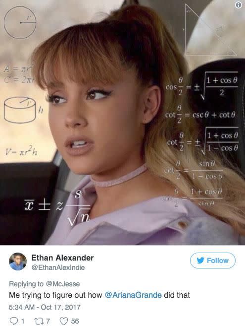 Ariana Grande does math Blank Template - Imgflip