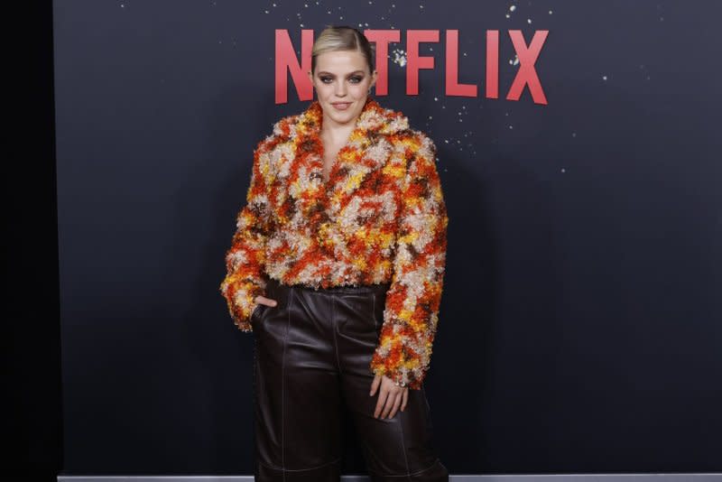 Reneé Rapp attends the New York premiere of "Don't Look Up" in 2021. File Photo by John Angelillo/UPI