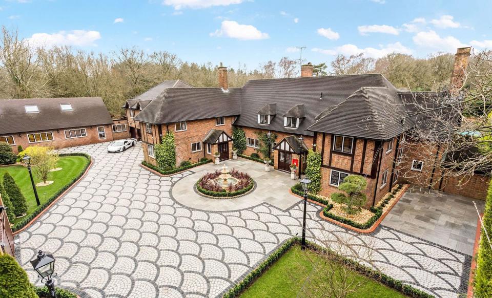 <p>Situated in the heart of Buckinghamshire, this remarkable Tudor-style mansion manor house has 12 bedrooms, exquisite landscaped gardens, beautiful countryside views and two additional apartments on the estate. We're not surprised it made the top 10...</p><p><a href="https://www.onthemarket.com/details/8491282/" rel="nofollow noopener" target="_blank" data-ylk="slk:This property is for sale for £8.2m via Sotheby's at Onthemarket.com;elm:context_link;itc:0;sec:content-canvas" class="link ">This property is for sale for £8.2m via Sotheby's at Onthemarket.com</a>. </p>