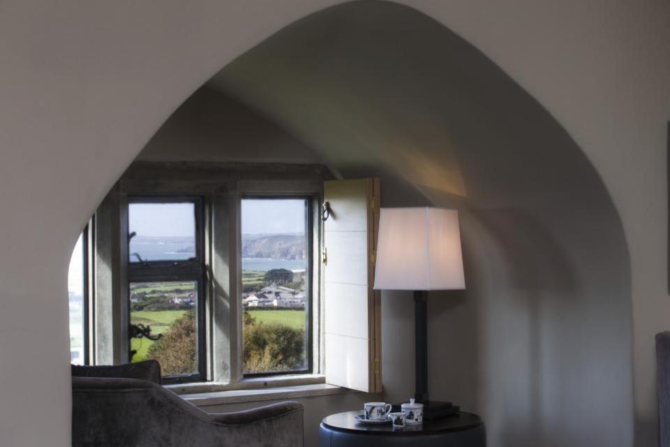 Western Telegraph: The view from my room at Roch Castle.