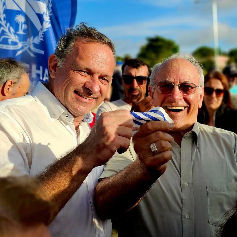 Álvaro Delgado durante un acto en Rocha el 29 de noviembre de 2023