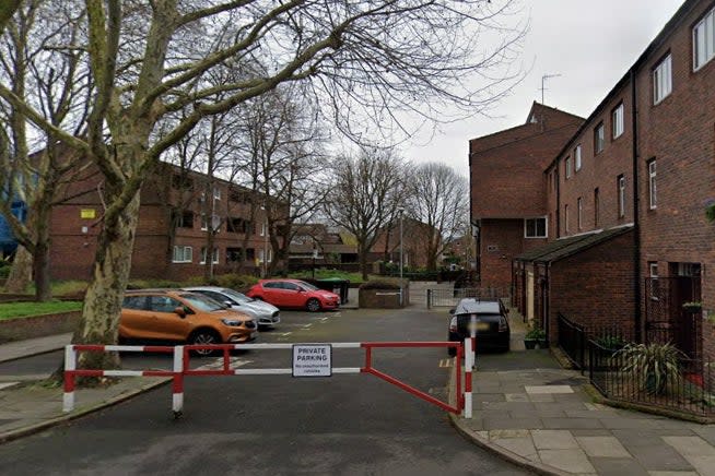 The attack took place on Holland Walk (Google Streetview)