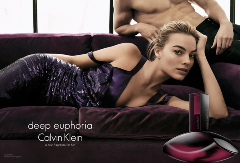 Margot Robbie for Calvin Klein's Deep Euphoria