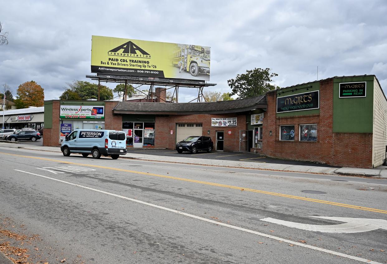 Dirt McGirts bar now takes up a section of the former truck dealership.