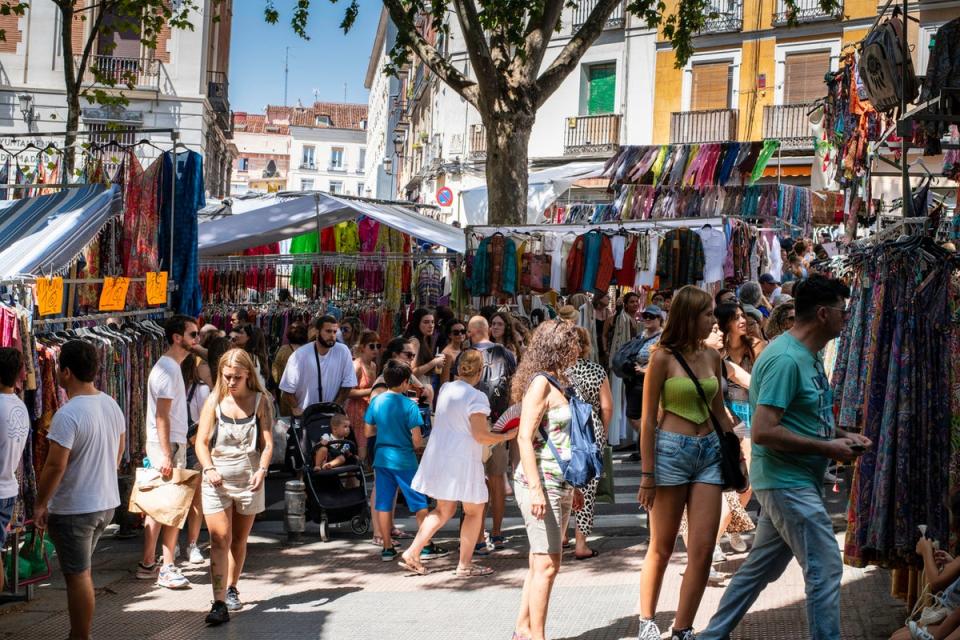 El Rastro is Europe’s largest market (Getty Images)