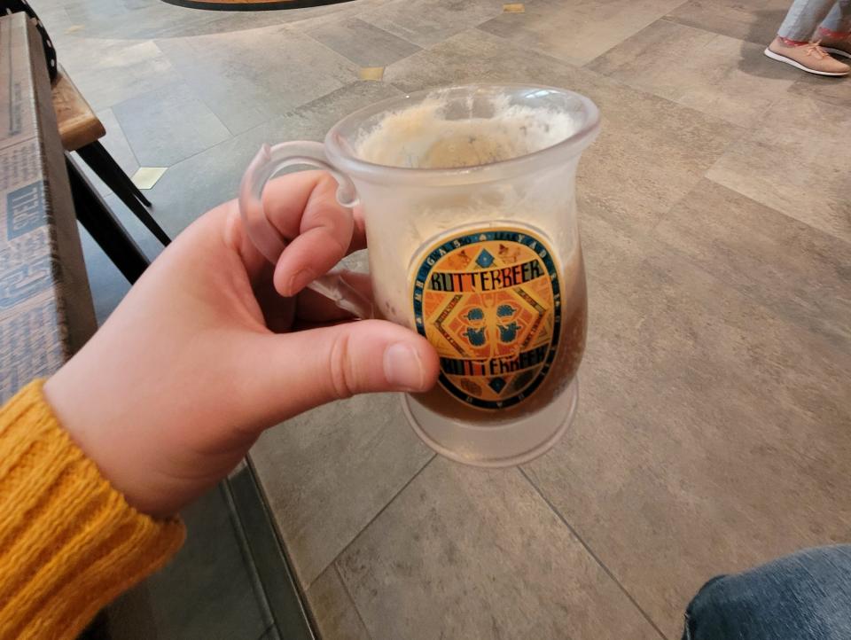 butterbeer at harry potter store