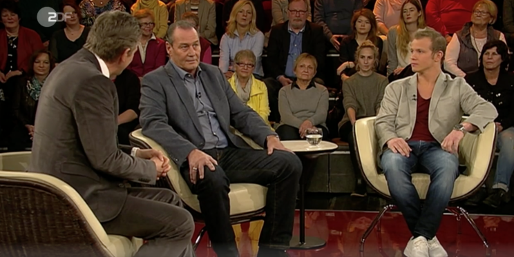 Zu Gast auf der Lanzschen Couch: Huub Stevens und Fabian Hambüchen