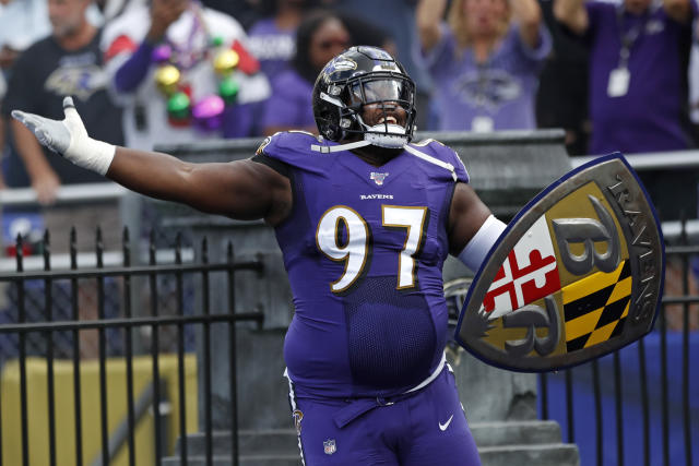 Former Ravens DL Michael Pierce reportedly sustains injury, has yet to play  game since leaving Baltimore