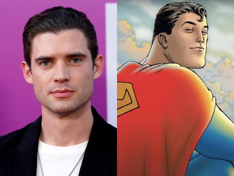 David Corenswet will play the lead hero Superman
