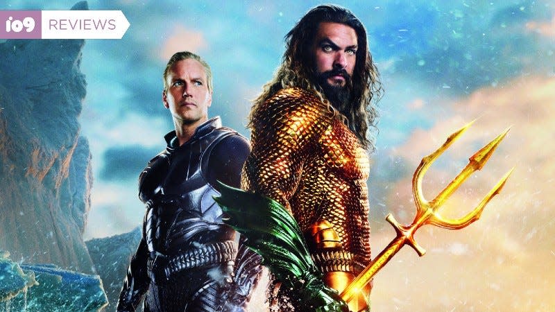 A crop of the poster for Aquaman and the Lost Kingdom.