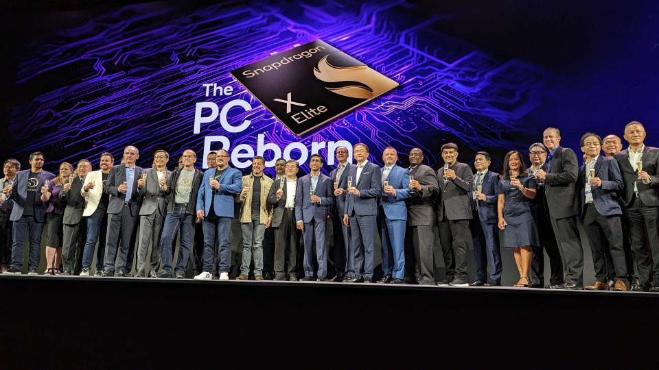 Qualcomm partners on stage at its Computex keynote