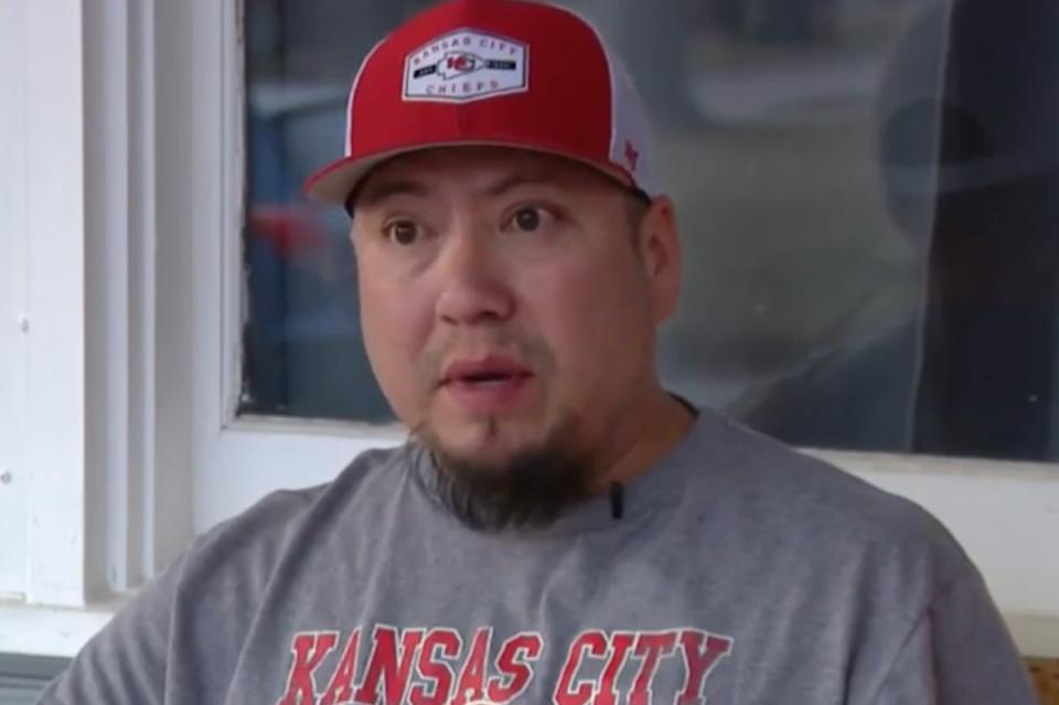 Paul Contreras knocked a suspected gunman’s firearm out of his grasp and restrained him until police arrived (KETV7)