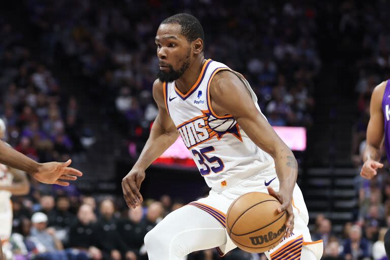 Kevin Durant, quiere su cuarta medalla dorada en un Juego Olímpico (AP foto/Benjamin Fanjoy)