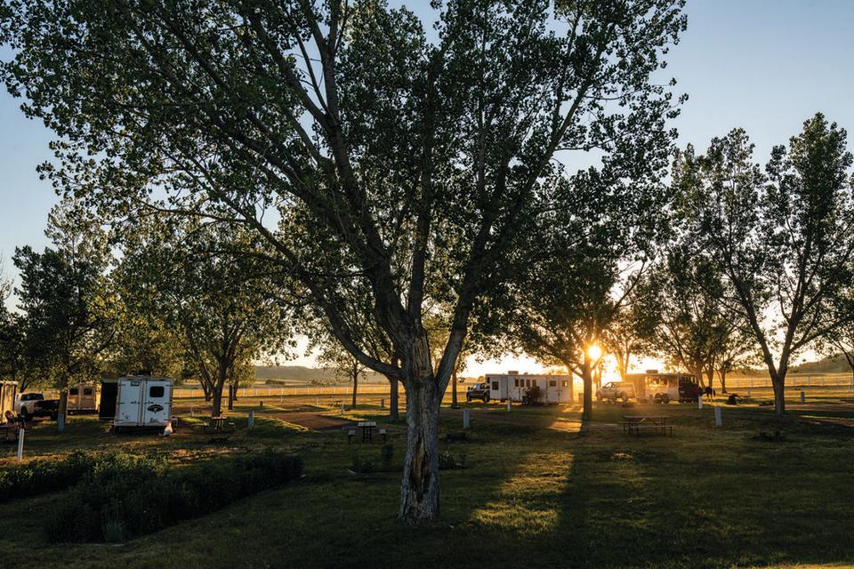  Equestrian Campground at Fort Robinson State Park in Dawes County and Sioux County in summer 2022. (Courtesy of Nebraskaland Magazine/Nebraska Game and Parks Commission)