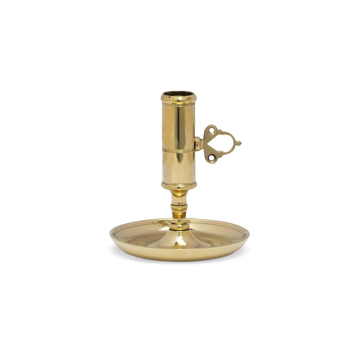 <p><a href="https://www.evbantiques.com/collections/antique-brass/products/brass-candleholder-with-adjuster" rel="nofollow noopener" target="_blank" data-ylk="slk:Shop Now;elm:context_link;itc:0;sec:content-canvas" class="link rapid-noclick-resp">Shop Now</a></p><p>Eleish van Breems</p><p>evbantiques.com</p><p>$275.00</p>