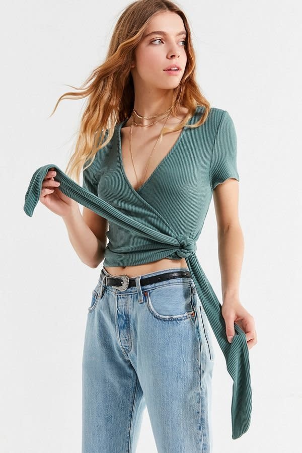 Get it <a href="https://www.urbanoutfitters.com/shop/project-social-t-bailey-wrap-tee" target="_blank">here</a>.&nbsp;