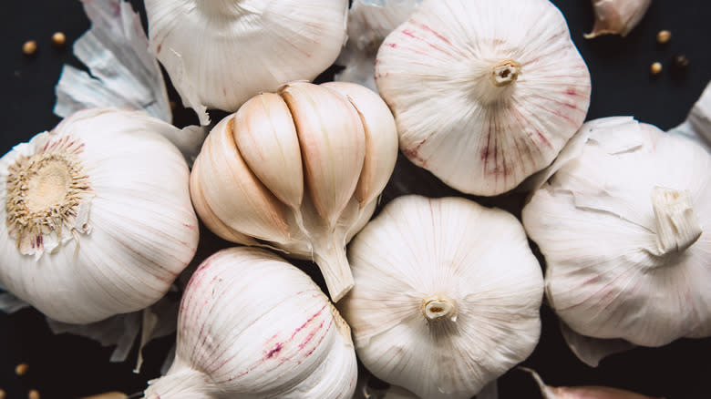 bulbs of garlic