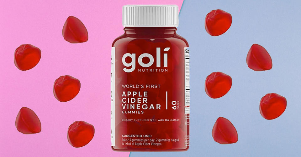 Goli Apple Cider Vinegar Gummy Supplements are little wonders for your health, and they're 30 percent off at Amazon. (Photo: Amazon) 