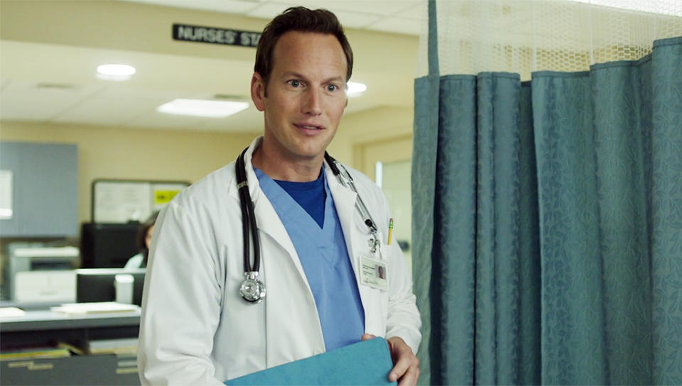 <p>If you have to find out that you have a UTI — and an unexpected pregnancy — let it be from a doctor as dreamy as this guy. (Credit: HBO) </p>
