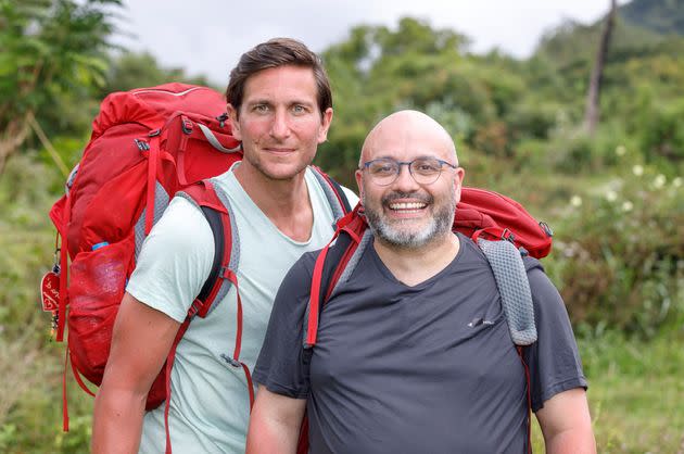 Xavier Domergue (à gauche) et Yoann Riou. (Photo: Patrick ROBERT/M6)