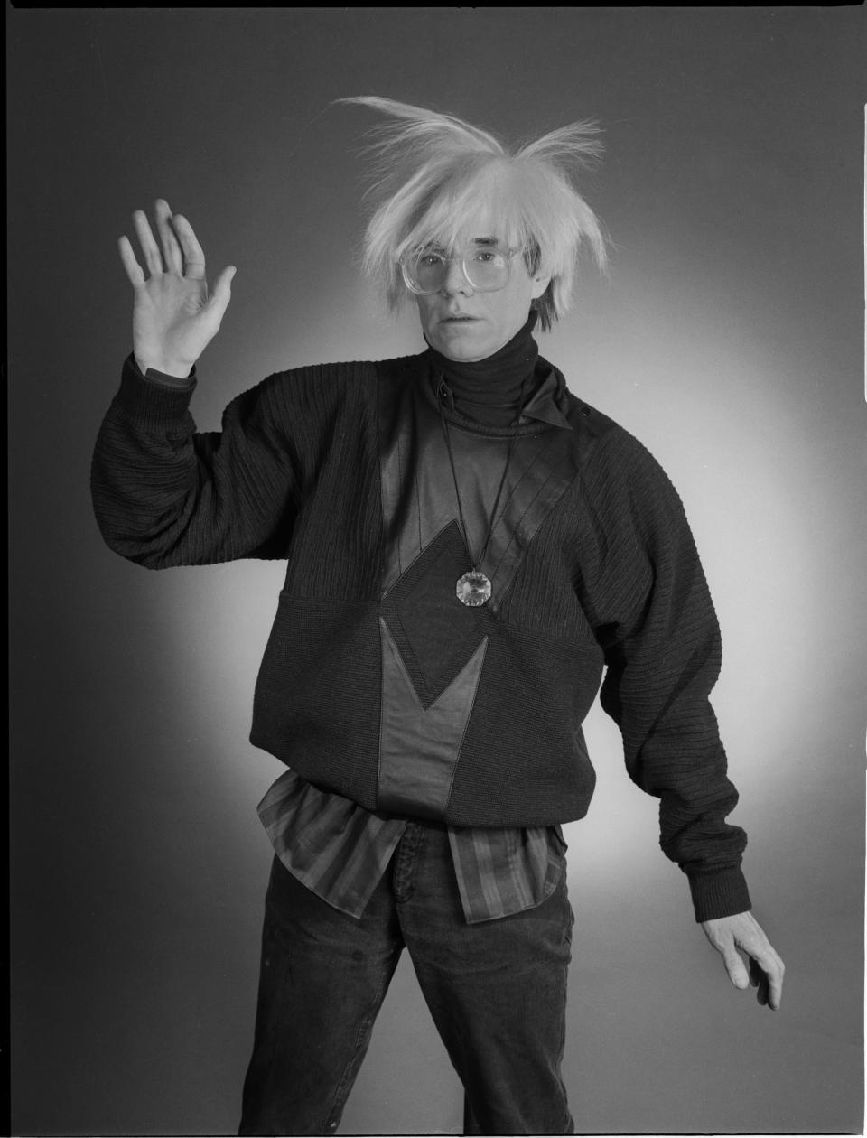 Christopher Makos photographed Andy Warhol for a portfolio of modeling portraits. - Credit: Courtesy of Christopher Makos